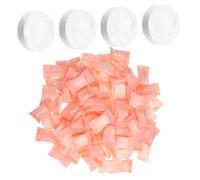 LALADEFIEE Disposable for Cotton 100pcs Compressed White Face Towels Facial Cleansing Paper Individually Wrapped Moisture Absorbing Easy to Use Tidying up and Chairs Camping