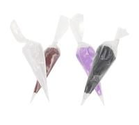LALADEFIEE DIY Cream Bag Shape Flatback Charms for Phone Case Decoration Handmade Craft Adornments in White Violet Chocolate Black Simulation Resin Accessories for Jewelry Making and Photo