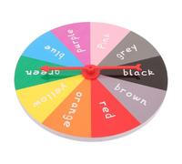 LALADEFIEE DIY Prize Wheel Red Pointer Hanging Wall Fortune Game Prop for Party Education Raffles Carnivals Trade Shows with Smooth Rotation and Interactive Fun