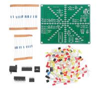 LALADEFIEE DIY Soldering Kit for Teaching and Skill Development Dynamic Flowing Light Effect, Plastic Material, Assorted Colours Electronic LED Project Kit for Learning Circuit Experiment