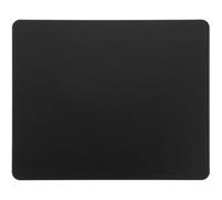 LALADEFIEE Double Sided Aluminum Alloy Hard Mouse Mat with Smooth Application for Gaming and Studying, Black Ultra Thin Design