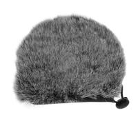 LALADEFIEE Drawstring Plush Microphone Cover Thickened Windscreen for and Snowball Microphones Reduces Wind Noise Washable and Reusable for Conference Rooms and Performances