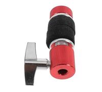 LALADEFIEE Drum Accessory Kit Red Drum Mute Clutch Jazz Cymbal Stand Clutch for Drummers