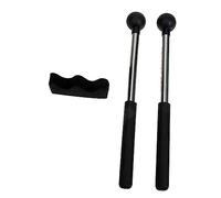 LALADEFIEE Drum Mallets for Tongue Drum Non-slip Rubber Heads and Metal Handles Includes Mallet Holder Percussion Sticks for Beginners and Boys and Girls Practice