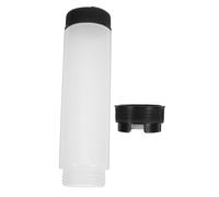 LALADEFIEE Dual-head Black Plastic Squeeze Bottle with First-in First-out Dispensing for Salad Dressing Ketchup Mustard Condiments Versatile Kitchen Sauce Dispenser for Dining and Cooking