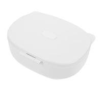 LALADEFIEE Ear Makeup Mirror with Storage Case Portable Lipstick Organizer Box Compact Vanity Tabletop Storage for Cosmetics and Jewelry for Bedroom and Dressing Table