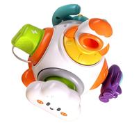 LALADEFIEE Educational Cartoon Busy Ball for Year Old Sensory Development Activity Fine Motor Skill Learning Travel-friendly Montessori-inspired