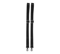 LALADEFIEE Elastic Adjustable Horse Blanket Leg Straps, Nylon Material with Loop End, 2Pcs Black for Stable and Trail Use