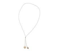 LALADEFIEE Ethnic Style Long Necklace for Women Carved Bodhi Garlic Pendant with Stylish Chic Design Comfortable Fit Versatile Casual and Layering Accessory for Neck Jewelry