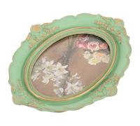 LALADEFIEE European Style Resin Photo Frame Unique Shape Decorative Photo Holder Easy to Operate Practical Assorted Color Wall and Tabletop Frame for Home Decor