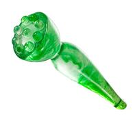 LALADEFIEE Face Massager Facial Massage Stick Small Lotus Seed Shape Green Wax Massage Tool for Meridian Therapy and Muscle Scraping Suitable for Relaxation and Skin Care
