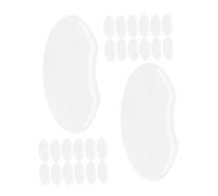 LALADEFIEE Facial Shield Mask 60 Pieces Plastic Eye Guards for Haircuts and Hairdressing Salon Use Protective Facial Shield for Hair Coloring and Styling