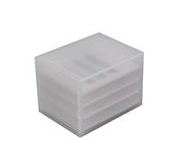 LALADEFIEE False Eyelash Packing Case Lightweight Divided Storage Box for Makeup on The Go