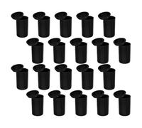 LALADEFIEE Film Canisters Reel Storage Containers 20pcs with Lids Black Portable Abs Material with Universal Compatibility, for Film Roll Storage and Lightproof for Photography Enthusiasts