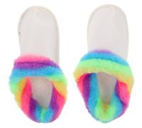 LALADEFIEE Fluffy Furry Lining Inserts for Hole Shoes Warm Winter House Clogs Liner