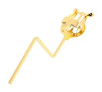 LALADEFIEE Foldable Portable Saxophone Lyre Music Holder Clip for Marching Band Vertical Sheet Music Stand Compatible with Alto Sax Trumpet Flute Lightweight Space-saving Design for Musicians