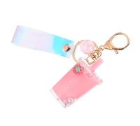 LALADEFIEE Fruit Bag Pendant Acrylic Keyring Quicksand and Fruit Design Unique Accessory Beach Accessories