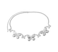 LALADEFIEE Geometric Butterfly Waist Chain Belt Women Punk Single Layer Waist Chain for Dresses Body Jewelry Accessories