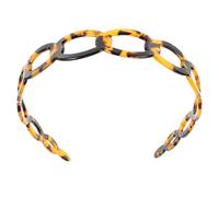 LALADEFIEE Geometric Retro Tortoiseshell Hairband Non-slip Fashion Accessory for Women Deep Tortoise Color for Face Washing and Showering