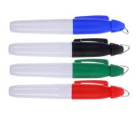 LALADEFIEE Golf Ball Marker Pen 4Pcs Mini Markers with Triangular Hook for Accurate Golf Ball Positioning on Course
