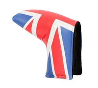 LALADEFIEE Golf Covers Plush Golf Club Head Cover with Union Jack Flag, Putter Protector, Protective Golfing Equipment Cover for Club Head