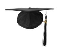 LALADEFIEE Graduation Cap with 2026 Tassel, Black Bachelor Hat for Adults Unisex Academic Ceremony Cap Accessory for College High School Graduates