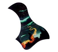 LALADEFIEE Guitar Pick Guard Shaped Self-adhesive Acoustic Guitar Accessory Material