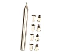 LALADEFIEE Guitar String through Body Ferrules Silver String Buckles for Electric Guitar Accessories Ferrules for Body