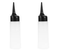 LALADEFIEE Hair Dye Container Refillable 2 Pcs Salon Hair Dye Bottle for Applying Scalp Treatment and Conditioner - 150Ml PP Shampoo Bottles in Barber Shops and Salons