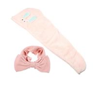 LALADEFIEE Hair Towel Wrap Women's Microfibre Turban Absorbent Headband for Fast Drying Comfortable for Shower Hair Drying