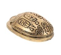 LALADEFIEE Handcrafted Egyptian Scarab Beetle Resin Figurine Amulet with Luxurious Finish Guardian Symbol for Home Decor Unique Collectable Statue Bringing Protection and Positive Energy