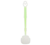 LALADEFIEE Handheld Silicone Body Massage Hammer Pat Acupoint Scraper for Neck, Legs, and Back Meridian Therapy, Light Green Home Massage Tool for Muscle Relaxation