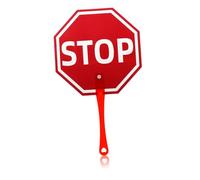 LALADEFIEE Handheld Stop Sign Paddle Lightweight Classroom Interaction Tool for Students and Teachers Portable Stop Paddle for Engaging Lessons and Voting Activities Professional Design for