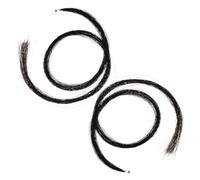 LALADEFIEE Hanks Premium Horse Tail Violin Bow Hair Replacement Violin Accessories with Grip Ready to Rehair Bows for Smaller String Instruments for Students and Beginners