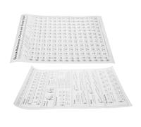 LALADEFIEE Harp Chord Chart for Beginners Coated Paper Guide for and Practice Essential Music Theory Tool for Students and Teachers