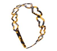 LALADEFIEE Heart Hairband Accessory for Women Spa Headband French Hollow Design Elegant for Skincare and Makeup Styling Portable and Fashionable Headband for Daily Use