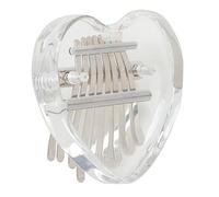 LALADEFIEE Heart Shape Thumb Piano for Boy Girl Key Kalimba Smooth Easy to Play Beginner Instrument for Music and