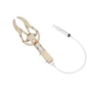 LALADEFIEE Hydraulic Robotic Arm Kit Wooden Stem for DIY Assembly Educational Mechanical Model Enhancing Dexterity Creativity and Engineering Skills for Boys