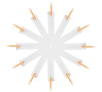 LALADEFIEE Individually Wrapped Bamboo Toothpicks Bulk Pack, Polished Single-Ended Wooden Picks with Small Kraft Paper Pack, Hygienic Dental Sticks for Restaurant and Travel Use