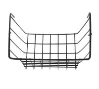 LALADEFIEE Iron Hay Feeder Basket for Rabbits and Guinea Pigs, Black Sturdy Holder with Easy Access Designed for Pet Cage Use, Built to Withstand Daily Use and Keep Hay Fresh