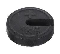 LALADEFIEE Iron Orthopedic Traction Slotted Weight 1Kg with Hook for Medical Scale Balance and Patient Treatment Equipment