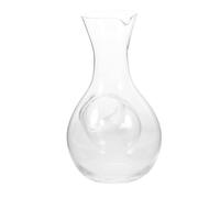 LALADEFIEE Japanese Cold Sake Wine Decanter with Ice Pocket Slanted Mouth Crystal Glass Carafe for Precise Pouring and Chilling Glass Bottle for Home Bar Restaurant Use