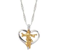 LALADEFIEE Jesus Charm Necklace with Baroque Alloy Chain Lightweight Fine Workmanship Souvenir Jewelry for Graduation and Wedding Christian Necklace for Women