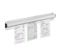 LALADEFIEE Kitchen Order Holder Metal 40cm Self-Adhesive Backing Wall-Mounted Receipt Holder Restaurant Ticket Grabber for Kitchen Bill Organization