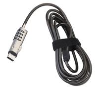 LALADEFIEE Laptop Password Lock with Numeric Combination for Secure USB Port Protection, Zinc Alloy Material, Length Adjustable Cable, Convenient Security for Notebooks and Digital Devices