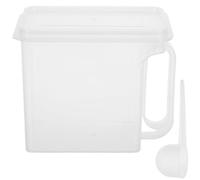 LALADEFIEE Laundry Detergent Container, Laundry Powder Dispenser, Baking Soda Storage Box with Lid, Reusable Powder Detergent Holder 6.9x5.7x4.3"