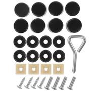 LALADEFIEE License Plate Mounting Kit Car Security Screws Fast Installation Fixing Hardware for Front and Rear Plates Compatible