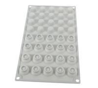 LALADEFIEE Lifelike Mushroom Silicone Mold Bendable Baking Mold for Cookies Candies Chocolates Cake Decoration Tool Non-Stick