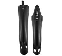LALADEFIEE Lightweight Black Abs Mudguards for Mountain Bike, Practical Front and Rear Protection Mud Guards Suitable for Weather and Kinds of Bikes on The Market