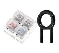 LALADEFIEE Lightweight Keyboard Tester Kit Random Color Suitable for Personal and with Acrylic Base and Abs Material, Easy to Operate Keycaps Testing Tool
